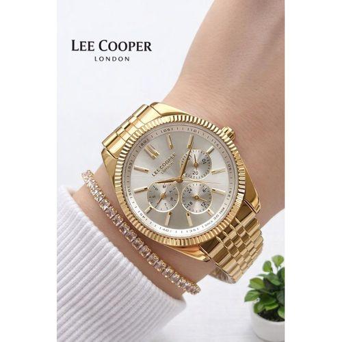Lee Cooper Çelik Kordonlu İç Fonksiyonları Aktif 2 Yıl Garantili Kadın Kol Saati BFF.08328.130