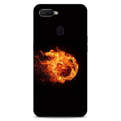 Lopard Oppo Ax7 Uyumlu Kılıf FireX (29) Arka Koruma Kılıfı Ateş Topu