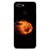 Lopard Oppo Ax7 Uyumlu Kılıf FireX (29) Arka Koruma Kılıfı Ateş Topu