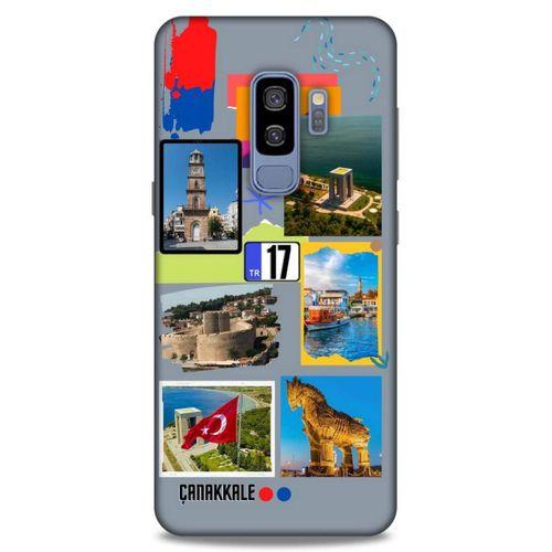 Lopard Samsung Galaxy S9 Plus Uyumlu Kılıf Şehirli ※ (17) Çanakkale Tasarım Kılıf