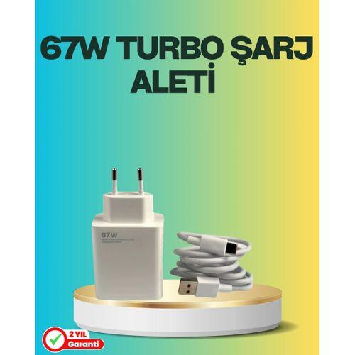 67 Watt Type C Turbo Şarj Seti 20 30 50 Uyumlu