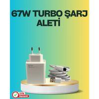 67 Watt Type C Turbo Şarj Seti 20 30 50 Uyumlu