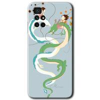 Xiaomi Redmi 10 HD Baskılı Kılıf + 9D Tam Ekran Koruyucu - Snake Friendship