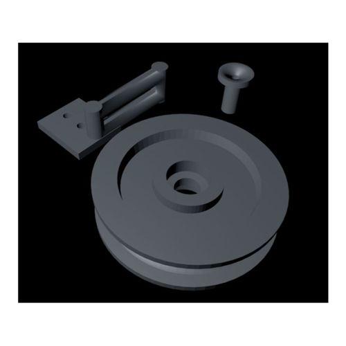 70mm Kasnak – 3D Baskı Mekanik Parça (Bu ürün Sadece Plastik parçadır - Almadan Önce Soru Sorabilirsiniz)