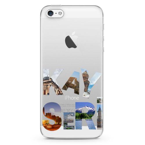 Apple iPhone 5 Kılıf Kayseri Gezi Arka Kapak Koruma Desenli Full Koruyucu
