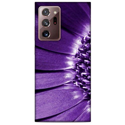 Samsung Galaxy Note 20 Ultra Uyumlu Kılıf Mor Delisi (36) Glitter Kılıf Çiçek