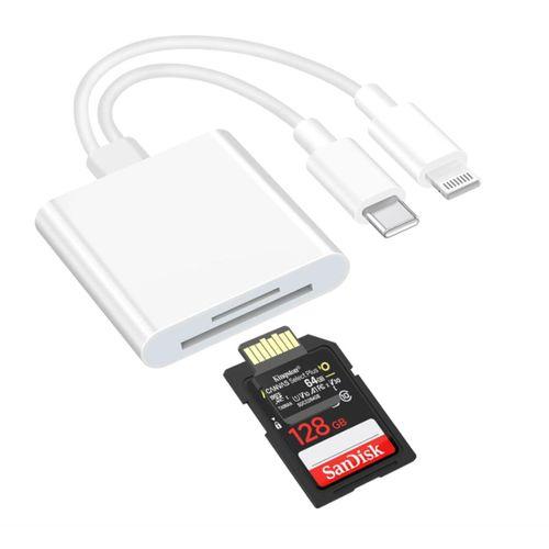 ZR636 Type-C Lightning Camera Storage Card Reader