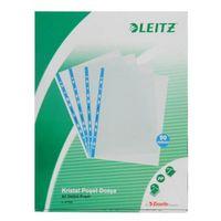 Leitz Poşet Dosya Kristal 90 Mikron Mavi 100Lü