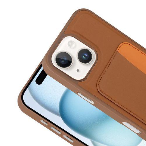 Apple iPhone 13 Kılıf Kartlıklı Zore X-Kart Silikon Kapak