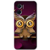 Xiaomi Redmi 10 5G HD Baskılı Kılıf + 9D Tam Ekran Koruyucu - Owl Bird Branch