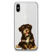 Apple iPhone XS Max Kılıf Havanese Puppy Arka Kapak Koruma Desenli Full Koruyucu