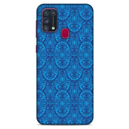 Nazarium (35) Desenli Silikon Kapak Samsung Galaxy M31 Kılıf