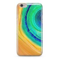 Apple iPhone 6 Plus - 6S Plus Kılıf Yeşil Göl Arka Kapak Koruma Desenli Full Koruyucu