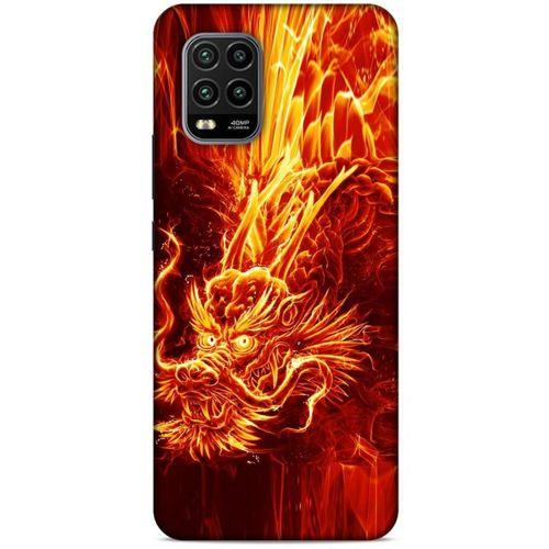 Xiaomi Mi 10 Lite Kılıf Dragons (12) Koruyucu Silikon Ateş Ejderhası