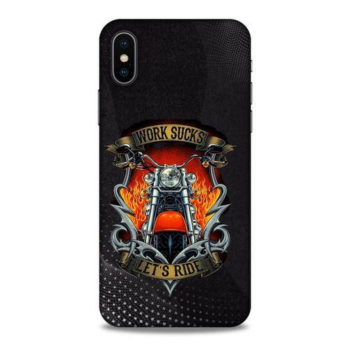 Apple iPhone XS Uyumlu Kılıf Motorsiklet (8) Baskılı Kılıf Harley Davidson