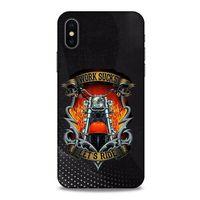 Apple iPhone XS Uyumlu Kılıf Motorsiklet (8) Baskılı Kılıf Harley Davidson