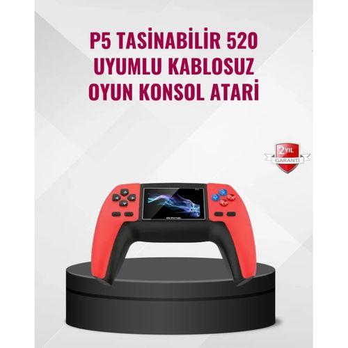 P5 Retro Gamepad 520 Oyunlu Taşınabilir Oyun Konsolu