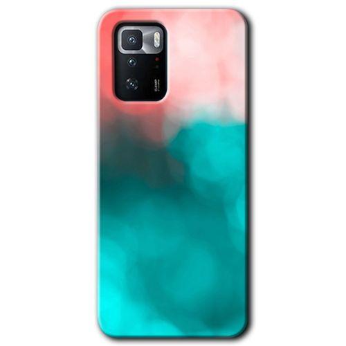 Poco x3 GT Kılıf Baskılı Kapak - Flu Işık + 5D Tam Kaplayan Cam