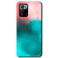 Poco x3 GT Kılıf Baskılı Kapak - Flu Işık + 5D Tam Kaplayan Cam