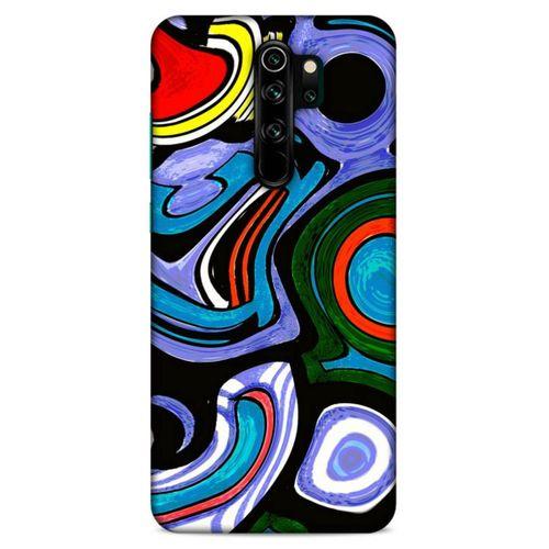 Lopard Xiaomi Redmi Note 8 Pro Uyumlu Kılıf Soyut Sanat (25) Baskılı Antişok Kapak