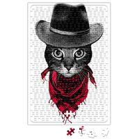 Kovboy Cat Puzzle 240 Parça Yapboz