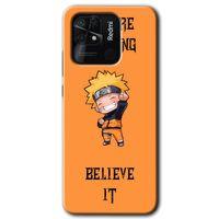 MRCİLETİSİM Xiaomi Redmi 10C Kılıf HD Desen Baskılı Arka Kapak + Temperli Cam - Kendine İnan