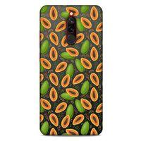 Frutix Papaya 01 Xiaomi Redmi 8 Kılıf Desenli Silikon