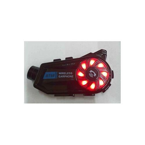Bt68 Motosiklet Kask Bluetooth Kulaklık 1080p Kamera Ses Kontrolü Video Kayıt Özellikli İntercom