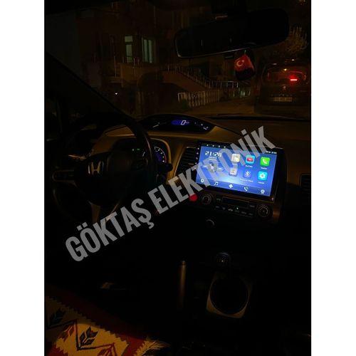 HONDA CİVİC FD6 4 GB RAM 64 GB HAFIZA ANDROID MULTIMEDIA TEYP APPLE CAR PLAY+ANDROİD AUTO