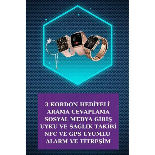 Dijital Göstergeli Powerbank Bluetooth Kulaklık Ve Yeni Nesil Amoled Ekran Akıllı Saat
