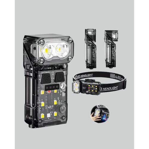 3’ü 1 Arada Led Far Şarj Edilebilir Sensörlü Manyetik 10 Saat Kullanım