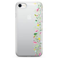 Apple iPhone 7 Kılıf Asma Çiçek Arka Kapak Koruma Desenli Full Koruyucu
