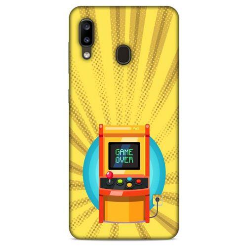 Retro (32) Desen Soft Silikon Kılıf Renkli Samsung Galaxy A20 Kılıf