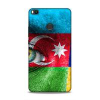 Xiaomi Mi Max 2 Uyumlu Kılıf Azarbaijan (42) Rugged Armor Kılıf Göz Bayrak