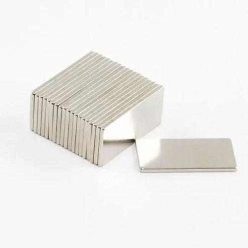 5 Adet 15x10x1.5 Mm Köşeli Neodyum Mıknatıs N35 Magnet Dayanıklı Nikel Kaplama