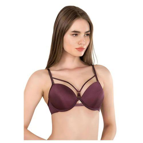 Le Jardin 7008-B Destekli-Balenli Micro Kaplı İpli Push-Up Sütyen