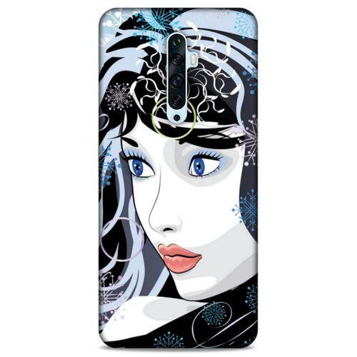 Lopard Oppo Reno 2z Uyumlu Kılıf Sürreal Yüzler ♀ (22) Tam Koruma Kılıfı Desenli