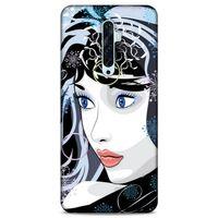 Lopard Oppo Reno 2z Uyumlu Kılıf Sürreal Yüzler ♀ (22) Tam Koruma Kılıfı Desenli