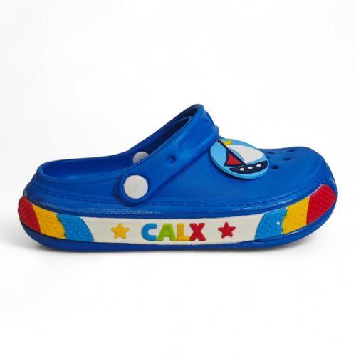 Calx 7020 Lacivert Crks Yelken Figürlü Havuz Plaj Çocuk Terlik