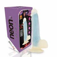 NEON ELITE Glow in the Dark - Karanlıkta Parlayan Dildo Ultra Realistik Yapay Penis Vibrator