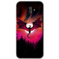 Samsung Galaxy J8 Kılıf HD Desen Baskılı Arka Kapak - Dragon Night