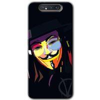 Potkal Hediye Fabrikası Samsung Galaxy A80 Kılıf HD Desen Baskılı Arka Kapak - Vendetta