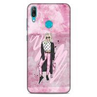 Sokak Modası 71 Huawei Y7 2019 Kılıf Desenli Silikon