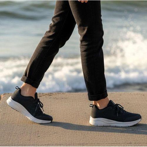 Bestof 231 Füme-Beyaz Fileli Fuspetli Spor Ayakkabı