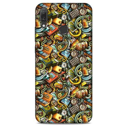 Graffitix (50) Desenli Silikon Kapak Huawei Y9 2019 Kılıf
