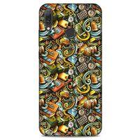 Graffitix (50) Desenli Silikon Kapak Huawei Y9 2019 Kılıf