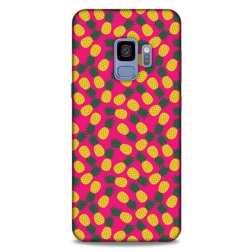Frutix Ananas 03 Samsung Galaxy S9 Kılıf Desenli Silikon