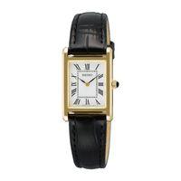 Seiko SWR108P1 Quartz Deri Siyah Beyaz Kadran Safir Cam 19 mm Kadın Kol Saati