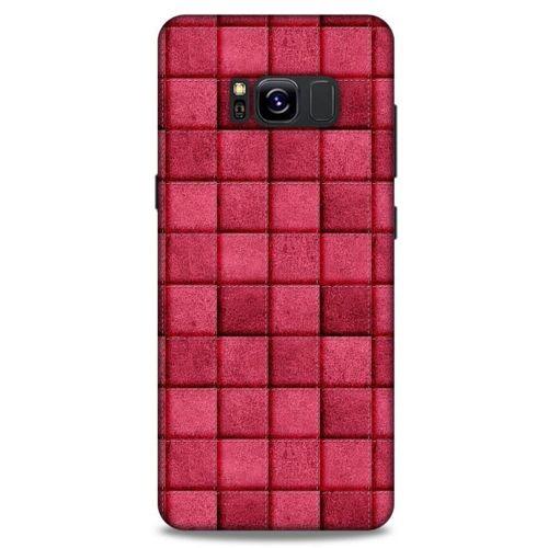 Samsung Galaxy S8 Kılıf Patchwork (29) Arka Koruma Kılıfı Pembe
