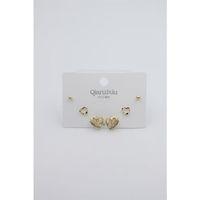 Çoklu Set Küpe - Altın